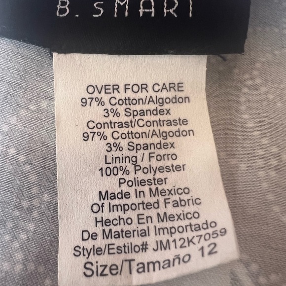 Red and black floral print dress size 12 - Picture 4 of 4